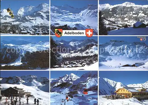 Adelboden Panorama Berner Oberland Orts und Teilansichten Hotels Kat. Adelboden
