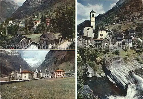 Verzasca Ortsansichten Kirche / Locarno /