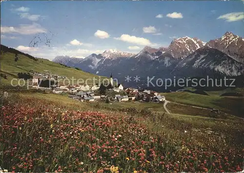 Fetan Panorama Blumenwiese Kat. Ftan