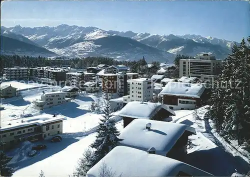 Crans sur Sierre Vue generale de la station Kat. Crans Montana