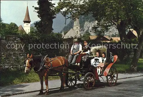 Interlaken BE Pferdekutschenfahrt Kat. Interlaken