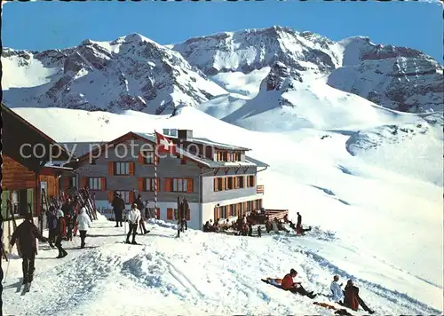 Adelboden Hotel Hahnenmoospass mit Wildstrubel Kat. Adelboden