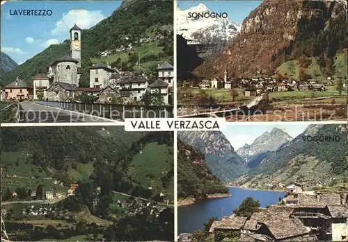 Valle Verzasca Sonogno Lavertezzo Vogorno Kat. Locarno