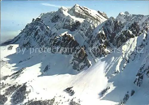 Saentis AR Fliegeraufnahme Schwaegalp Silberplatten Tierwies Kat. Saentis