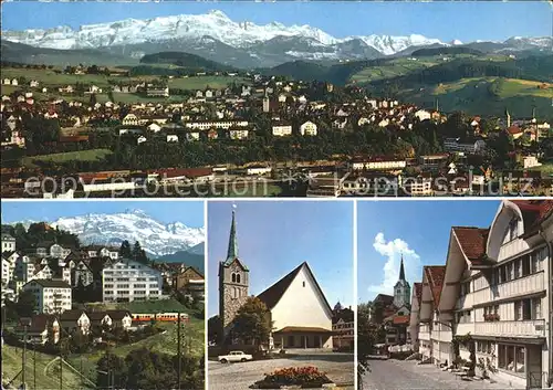 Herisau AR mit Saentis Kat. Herisau