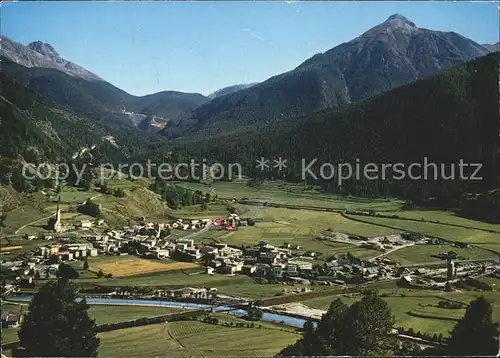 Zernez GR mit Ofenpass und Nationalpark Kat. Zernez