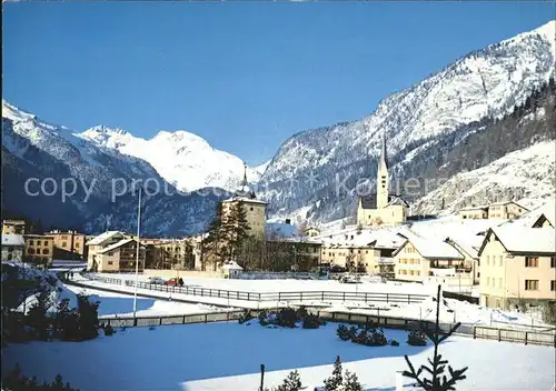 Zernez GR Dorfpartie Schweizer Nationalpark Kat. Zernez