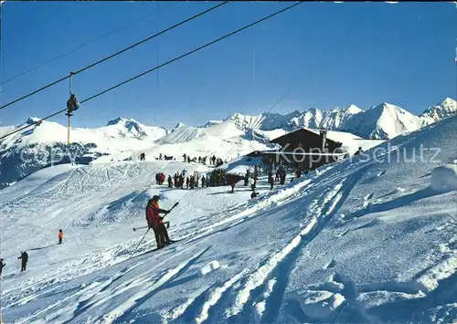 Adelboden Skilift Tschenten Eiger Bluemlisalp Bonderspitz Kat. Adelboden