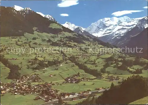 Reichenbach Scharnachtal Buetlassen Gspaltenhorn Bluemlisalp / Scharnachtal /Bz. Frutigen