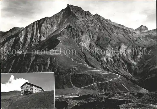 Glas Tschappina Piz Beverin Gasthaus  / Tschappina Graubuenden /Bz. Hinterrhein