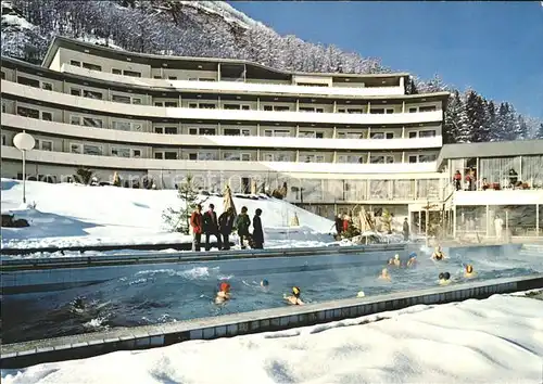 Bad Vals GR Thermal Schwimmbad Kurhotel Therme Kat. Vals