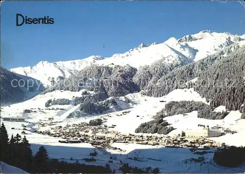 Disentis GR Acletta Caischavedra Skigebiet Kat. Disentis