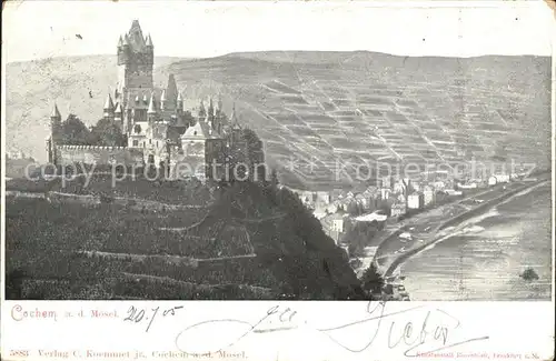 Cochem Mosel Burg Kat. Cochem