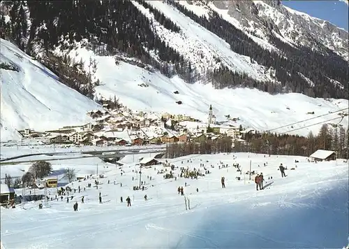 Spluegen GR Skilift und Skiwiese Kat. Spluegen