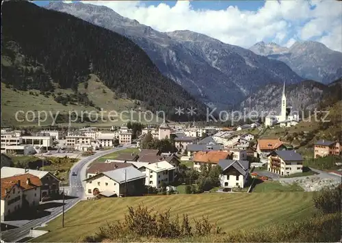 Zernez GR Ortsansicht Kat. Zernez