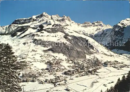 Engelberg OW Skigebiet Totalansicht Kat. Engelberg