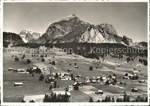 Wildhaus Lisighaus SG Schafberg Saentis Kat. Wildhaus