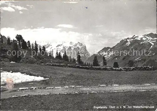 Engstlenalp BE Wetterhorngruppe Kat. Innertkirchen