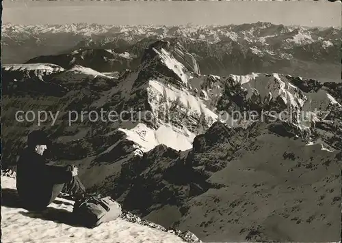 Saentis AR Ausblick Lisengrat Altmann Tirol Scesaplana Kat. Saentis