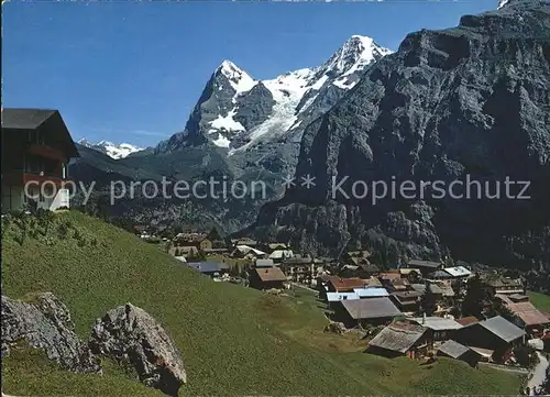 Muerren BE Eiger Moench Kat. Muerren