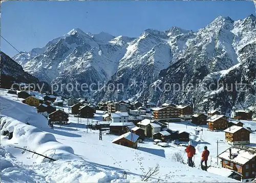 Graechen VS mit Weisshorn Bishorn Barrhorn Kat. Graechen