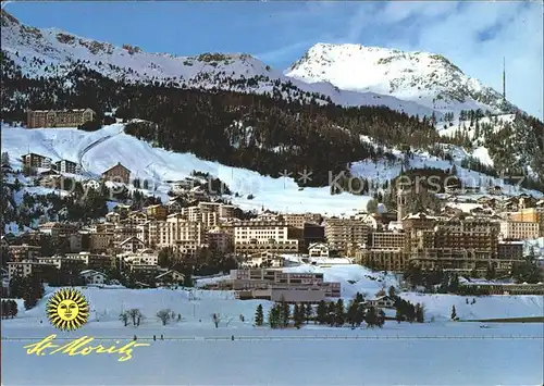 St Moritz GR Ortsansicht Kat. St Moritz