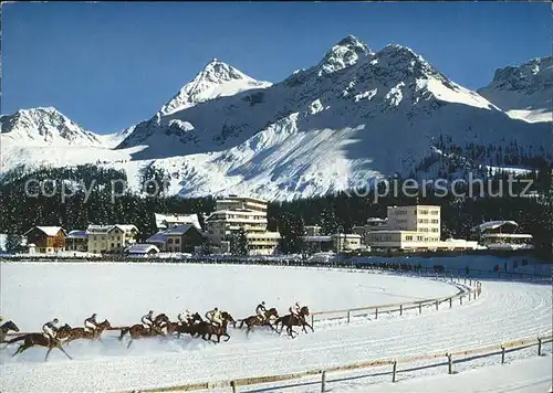 Arosa GR Winterpferderennen auf dem Obersee Kat. Arosa