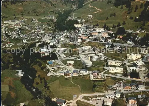 Leukerbad Fliegeraufnahme Kat. Loeche les Bains