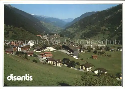 Disentis GR Acletta Blick Vorderrheintal Kat. Disentis