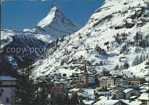 Zermatt VS Matterhorn Mt Cervin Kat. Zermatt