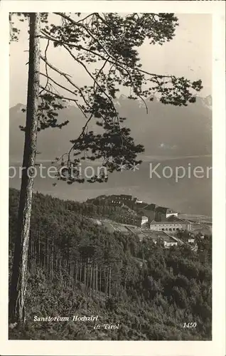 Hochzirl Zirl Sanatorium Hochzirl  Kat. Zirl