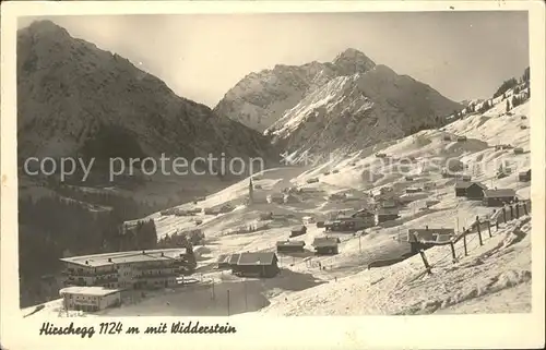 Hirschegg Kleinwalsertal Vorarlberg Widderstein Kat. Mittelberg