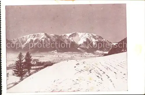 Schneeberg Oesterreich Heimatkunde Nieder oesterreich Verein fuer Landeskunde Kat. Oesterreich