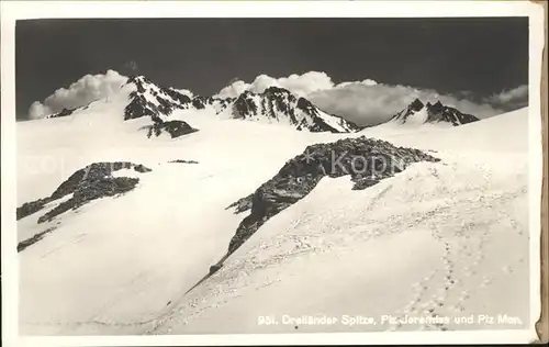 Dreilaenderspitze Piz Jeremias Piz Mon  Kat. Silvretta