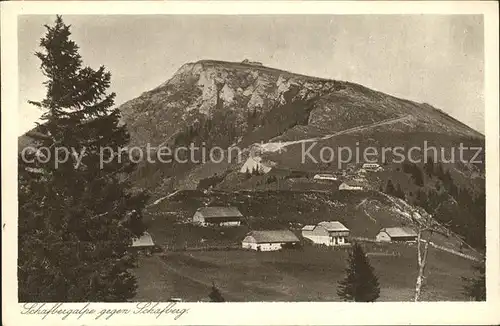 Schafberg Salzkammergut Schafbergalpe Kat. St Wolfgang am Wolfgangsee