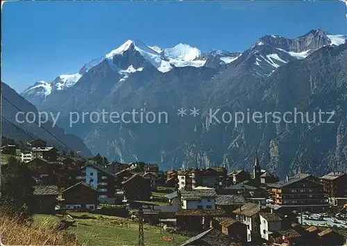 Graechen VS mit Weisshorn Brunegghorn Bishorn Barrhorn Kat. Graechen