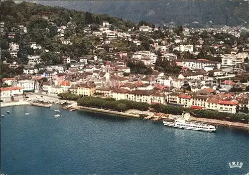 Ascona TI Veduta aerea / Ascona /Bz. Locarno