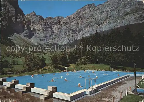 Leukerbad Schwimmbad mit Gemmipass Kat. Loeche les Bains