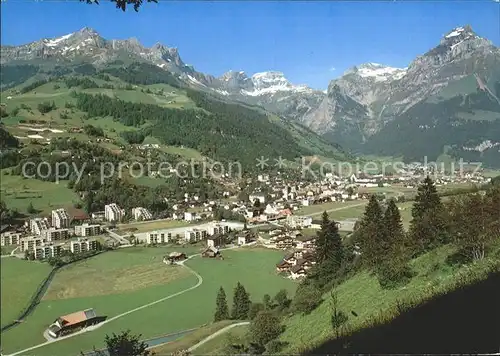 Engelberg OW Totalansicht Kat. Engelberg