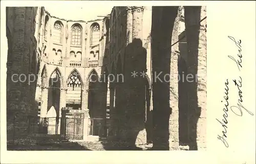 Den Haag Interieur Groote Kerk Kat. s Gravenhage