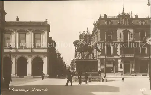 s-Gravenhage Noordeinde Ruiterstandbeeld Prins Willem I Denkmal / Niederlande /Niederlande