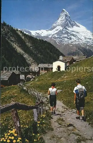 Zermatt VS Findelen mit Matterhorn Kat. Zermatt