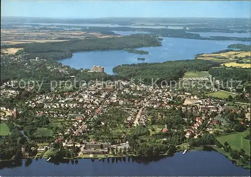 Gremsmuehlen Kneippheilbad Luftkurort Naturpark Holsteinische Schweiz Fliegeraufnahme Kat. Malente Gremsmuehlen