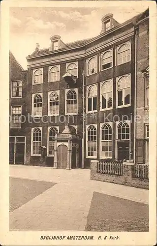 Amsterdam Niederlande Bagijnhof Kerk Kat. Amsterdam