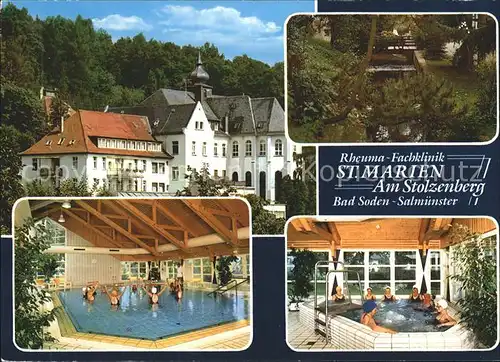 Salmuenster Bad Soden Rheumaklinik St. Marien Am Stolzenberg Kat. Bad Soden am Taunus