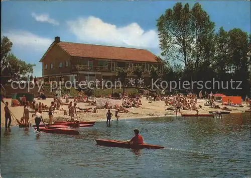 Nunspeet Recreatiecentrum Jachthaven Het Plashuis Strand Kanu Kat. Nunspeet