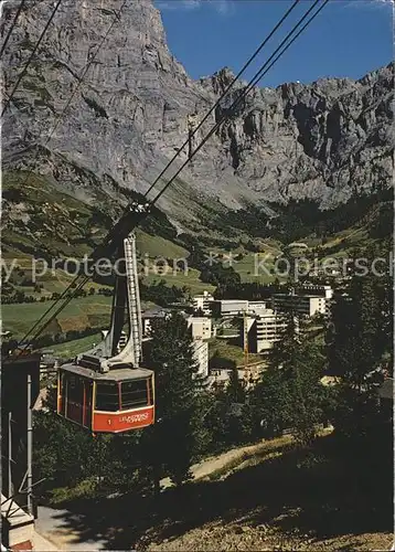 Leukerbad Luftseilbahn Torrent Gemmiwand Kat. Loeche les Bains