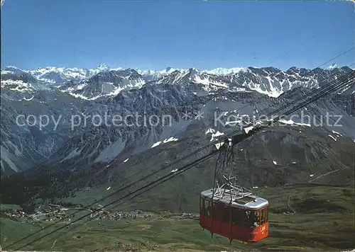 Arosa GR Luftseilbahn zum Weisshorn Kat. Arosa