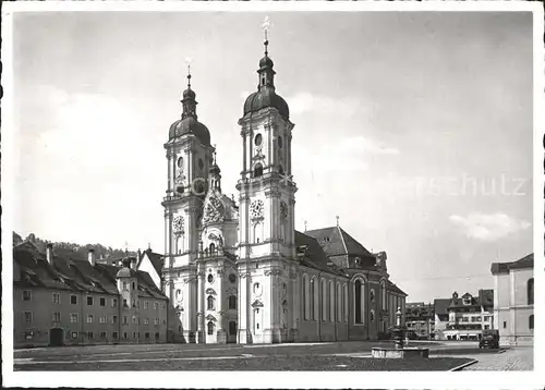 St Gallen SG Kathedrale Ostfassade Kat. St Gallen