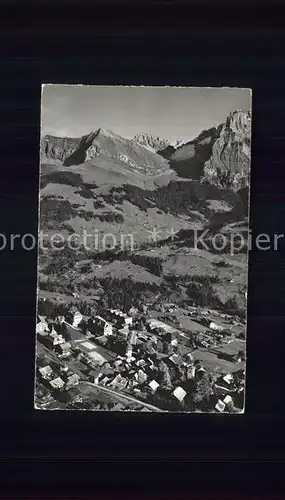 Adelboden mit Bonderspitz und Kl Lohner Kat. Adelboden